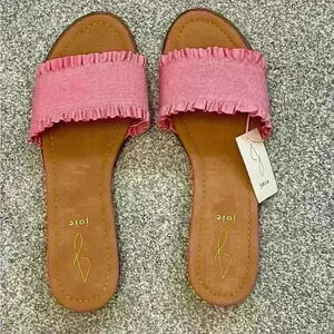 NWT Joie Eidel Slide Pink Size 10